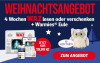 Weihnachtsangebot: 4 Wochen regionale Tageszeitung lesen oder verschenken, inklusive Warmies Eule für 19,99€. Zum Angebot.