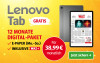 Werbebanner: Lenovo Tab gratis zum 12 Monate Digital-Paket mit E-Paper (Mo-So) für 38,99€ monatlich. Jetzt sichern!