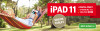 Werbeanzeige für Tablets in Kombination mit einem Abonnement der "WAZ". Angepriesen wird ein Apple iPad 11 für 35,99€ ohne zusätzliche Kosten zum Zeitungsabo.