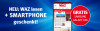 Die Grafik bewirbt die WAZ mit dem Angebot Digital-Paket inkl. ein gratis Samsung Galaxy A36 beim Kauf, alles auf blauem Hintergrund.