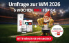 6 Wochen Zeitung für 6 € inkl. 3x1 WM-Pokal-Verlosung