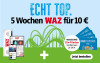 5 Wochen regionale Tageszeitung für 10 €. Jetzt bestellen! Plus Verlosung 10x4 Ruhr.Topcards 2026 im Wert von je 226 €.